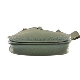 Hermès Grey-Taupe Evelyne PM 29 Leather Shoulder Bag