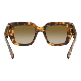 Miu Miu SMU B05 Logo Square Sunglasses in Honey Havana