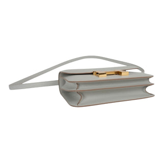 Hermès Constance 18 Moroir Gris Perle Mysore Leather Bag with Brushed Gold Hardware