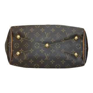 Louis Vuitton Tivoli PM Monogram Canvas Top Handle Bag with Vachetta Leather Trim