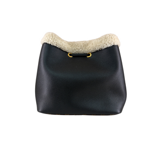 Louis Vuitton Black Monogram Teddy NéoNoé MM Bucket Bag with Pouch