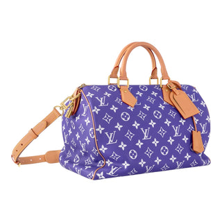 Louis Vuitton Speedy P9 Bandoulière 40 Amethyst Purple Calf Leather Bag