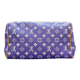Louis Vuitton Speedy P9 Bandoulière 40 Amethyst Purple Calf Leather Bag