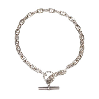 Hermès Chaine d'Ancre GM Sterling Silver Necklace