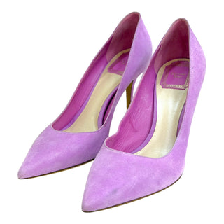 Christian Dior Lilac Suede Pointed Toe Stiletto Pumps Heels