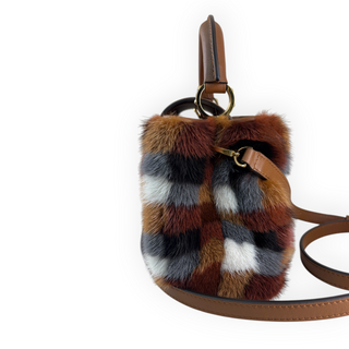 Louis Vuitton Multicolor Fur Capucines Mini Bag