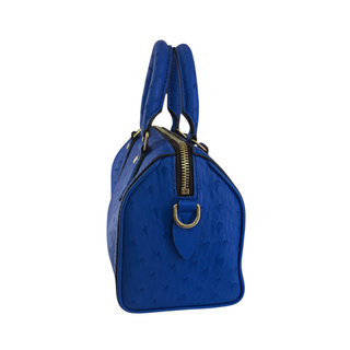 Louis Vuitton Blue Ostrich Leather Speedy Bandoulière Bag