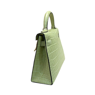 Hermès Mini Kelly II 20 Vert d’Eau Alligator Palladium Hardware