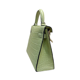 Hermès Mini Kelly II 20 Vert d’Eau Alligator Palladium Hardware