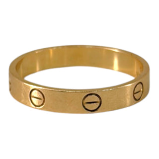 Cartier Love 18K Yellow Gold Ring Size 61
