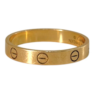 Cartier Love 18K Yellow Gold Ring Size 61