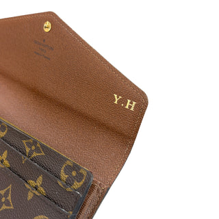 Louis Vuitton Monogram Canvas Sarah Long Wallet