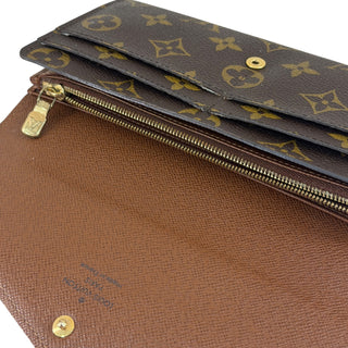 Louis Vuitton Monogram Canvas Sarah Long Wallet