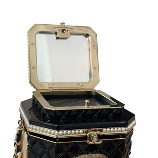 Chanel Black Pearl Gold Paris-Manchester Tea Box Minaudière 2024