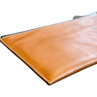 Hermès Rooroo Tiger Pouch Barenia & Epsom Calfskin Clutch Palladium Hardware