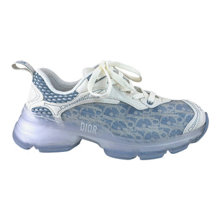 Dior B30 Blue Oblique Technical Mesh Sneakers White IT 36