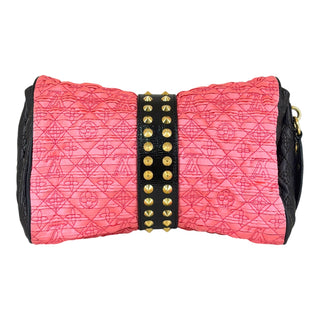 Louis Vuitton Limited Edition Bunny Pink Coquette Pochette Silk Satin Clutch Bag