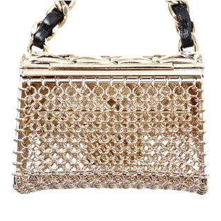 Chanel Gold-Tone Flap Bag Charm Chain Waist Belt / Necklace