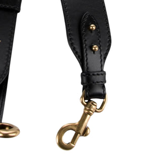 Christian Dior J'Adior Black Leather Adjustable Shoulder Strap