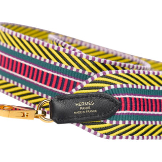 Hermès Multicolour Canvas Adjustable Shoulder Strap