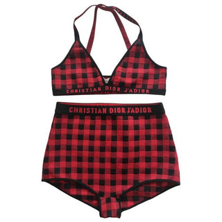 Christian Dior Two Pieces Swimsuit In Red