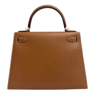 Hermès Kelly 28 Sellier Gold Epsom Leather Top Handle Bag