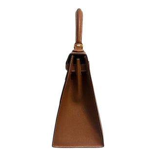 Hermès Kelly 28 Sellier Gold Epsom Leather Top Handle Bag