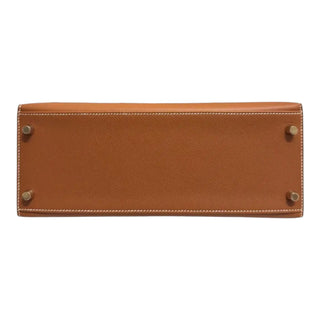 Hermès Kelly 28 Sellier Gold Epsom Leather Top Handle Bag