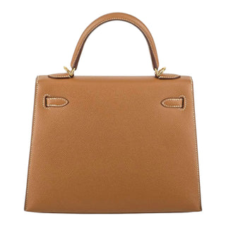 Hermès Kelly 25  Gold Veau Epsom Leather Top Handle Bag