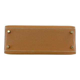 Hermès Kelly 25  Gold Veau Epsom Leather Top Handle Bag