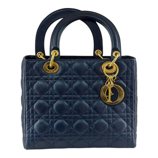 Christian Dior Medium Lady Dior Cannage Lambskin Bag