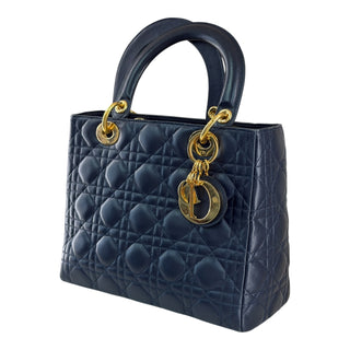 Christian Dior Medium Lady Dior Cannage Lambskin Bag