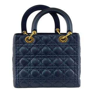 Christian Dior Medium Lady Dior Cannage Lambskin Bag