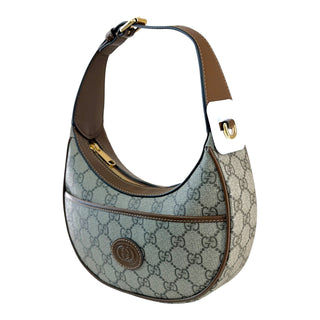 Gucci Ophidia Mini GG Shoulder Bag Beige/Ebony Canvas