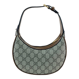 Gucci Ophidia Mini GG Shoulder Bag Beige/Ebony Canvas