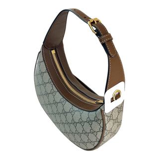 Gucci Ophidia Mini GG Shoulder Bag Beige/Ebony Canvas