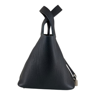 Hermès Picotin Lock 18 Noir Clemence Leather Handbag
