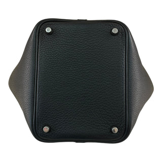 Hermès Picotin Lock 18 Noir Clemence Leather Handbag
