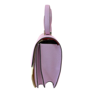Hermès Constance 18 Mauve Sylvestre Chevre  Leather Shoulder Bag