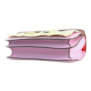 Hermès Constance 18 Mauve Sylvestre Chevre  Leather Shoulder Bag
