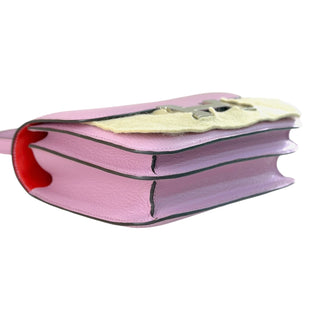 Hermès Constance 18 Mauve Sylvestre Chevre  Leather Shoulder Bag