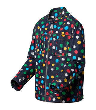 Louis Vuitton X Yayoi Kusama Painted Dots Denim Jacket
