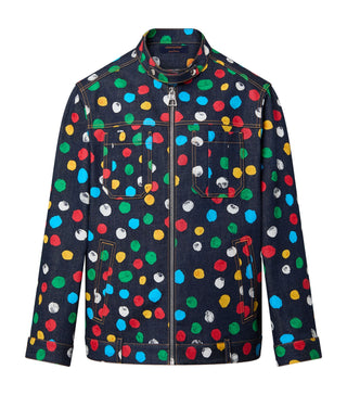 Louis Vuitton X Yayoi Kusama Painted Dots Denim Jacket