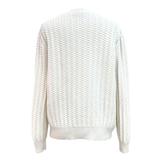 Prada Milano Logo Wool Blend Knit Sweater – Ivory