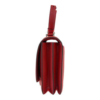Hermès  Evercolor 20 Shoulder Bag Rouge Red Palladium Hardware