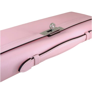 Hermès Kelly Cut Clutch Rose Sakura Swift Palladium Hardware