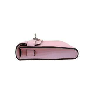 Hermès Kelly Cut Clutch Rose Sakura Swift Palladium Hardware