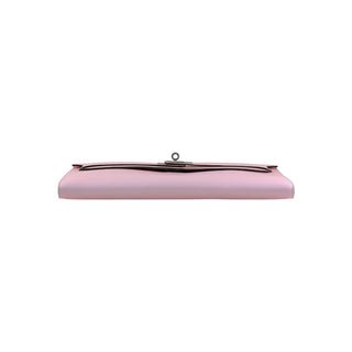 Hermès Kelly Cut Clutch Rose Sakura Swift Palladium Hardware