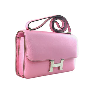Hermès Constance Elan Mauve Sylvestre Epsom Palladium Hardware
