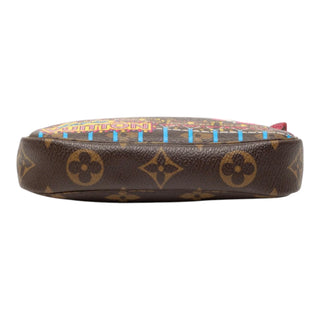Louis Vuitton Monogram Vivienne Christmas Roller Coaster Mini Pochette Accessoires